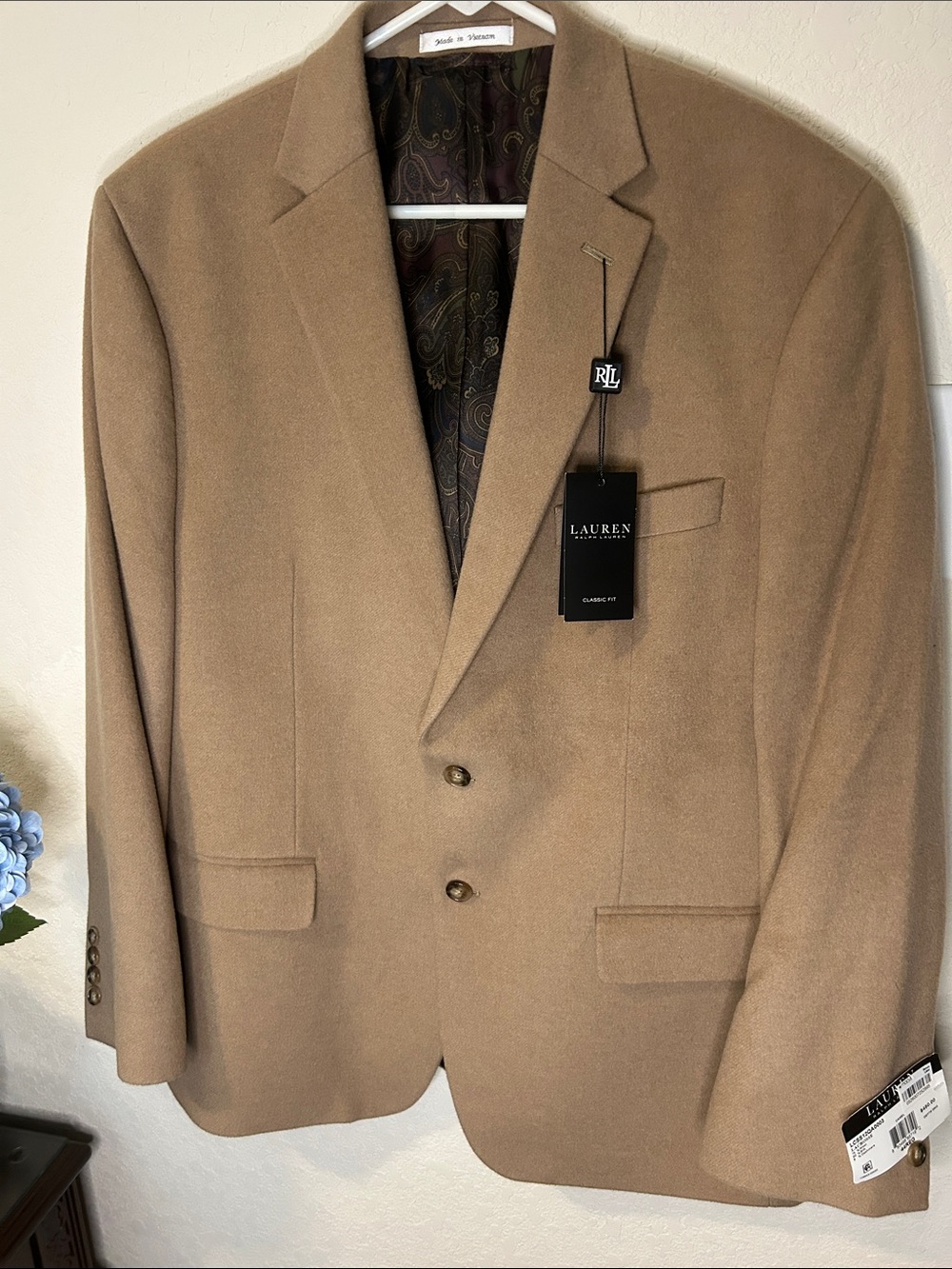 Lauren Ralph Lauren Camel Wool Sport Coat